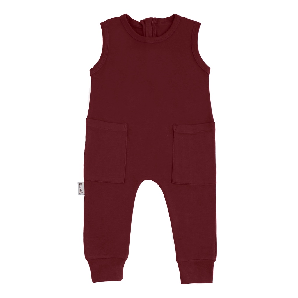 Nice Kids - Jumpsuit Anak Bayi-maroon