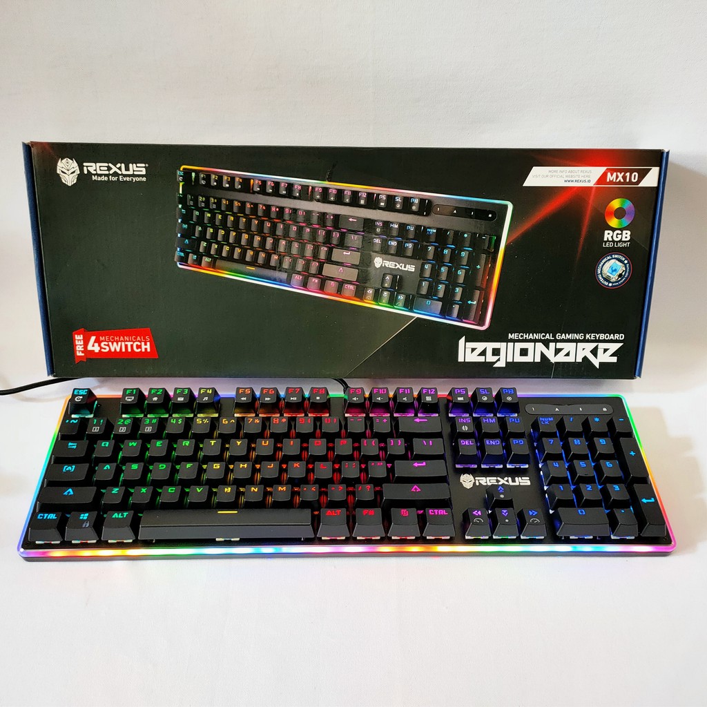 Rexus Mechanical Gaming Keyboard - MX10