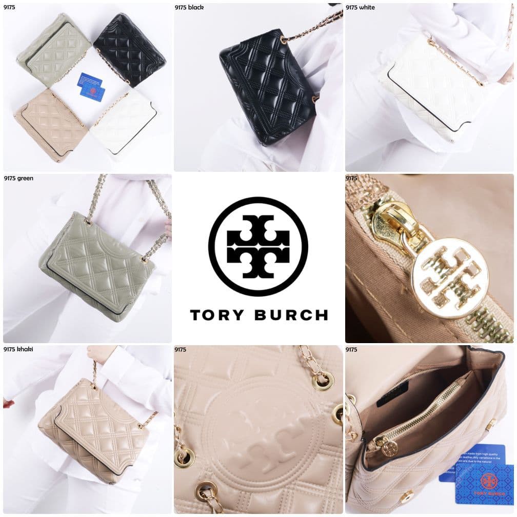 COD ❤️ Tas Wanita Tory Burch shoulderbag Chain Premium Import Kulit tas bahu murah