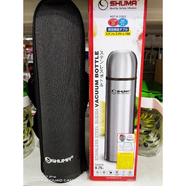 TERMOS AIR PANAS SHUMA 0,75L / tempat air panas / botol air panas Shuma berkualitas