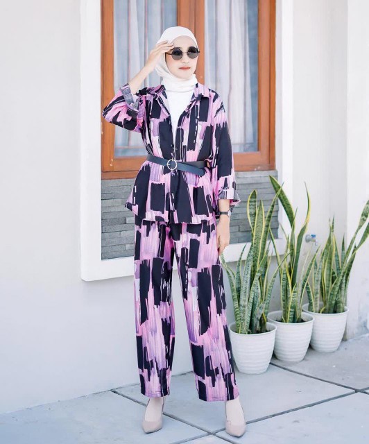 Maura Couple - Sania Ruffle Batik Couple Ori Ndoro Jowi Garansi Termurah