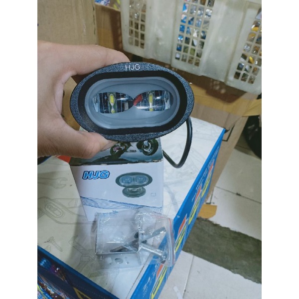 Lampu Tembak Led Sorot  2 Mata 20 Watt Cahaya Fokus