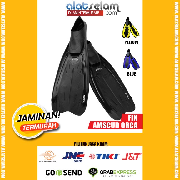 Alat Snorkeling Kaki Katak/Fin Diving/Fin Snorkling Alat Selam Fin Amscud Orca