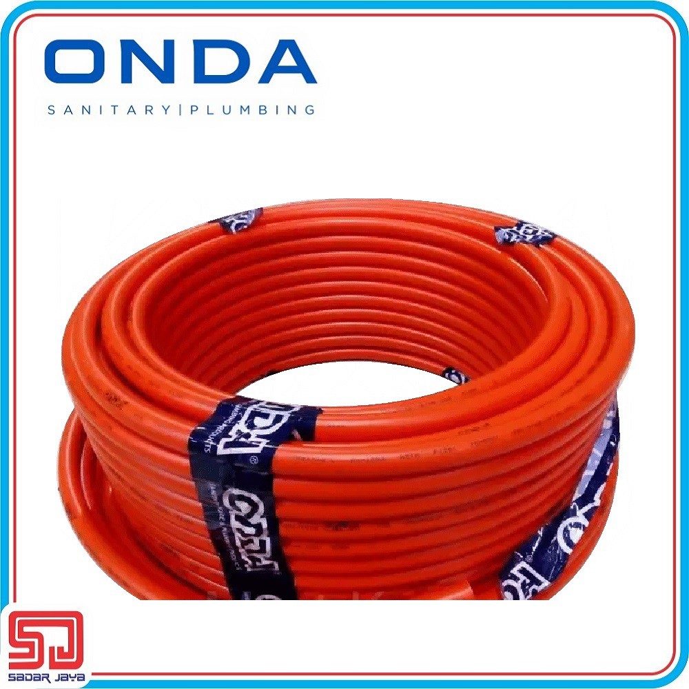 Onda Pipa Air Panas Selang Berserat Pex Al Pex Roll Gulungan 50 meter 1/2&quot;