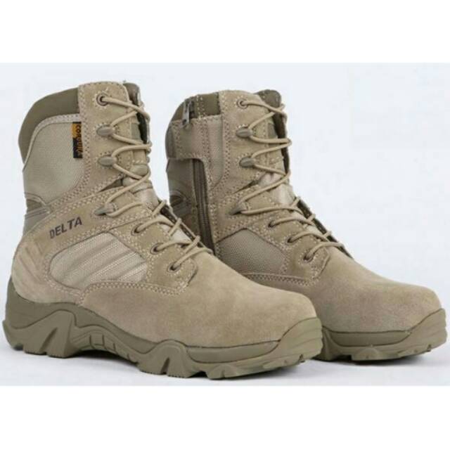 Sepatu Delta Tan 8 Inc/ Sepatu Airsoft