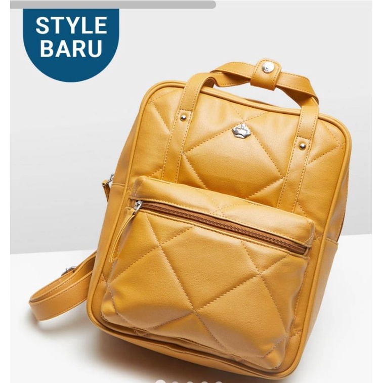TAS RANSEL / TAS PUNGGUNG WANITA SARA YELLOW SOPHIE MARTIN PARIS