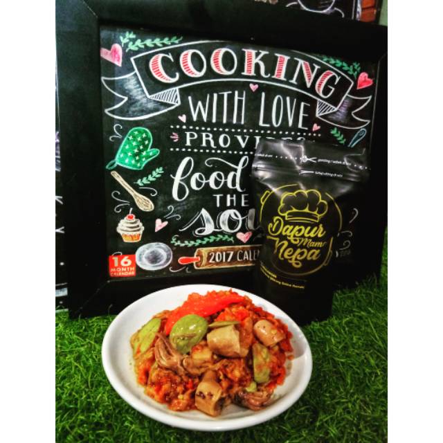 

Sambal cumi asin pete
