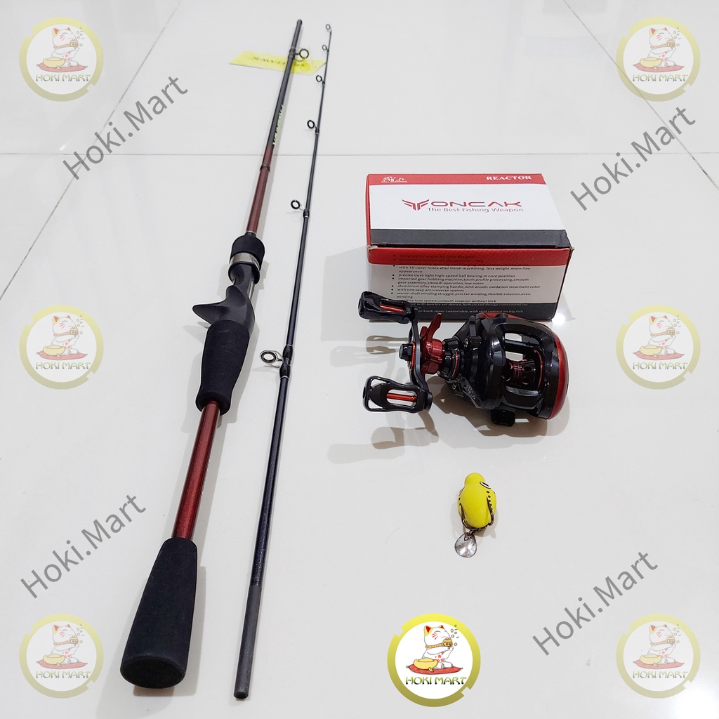 joran set seahawk + reactor ( bait casting / bc ) free soft frog