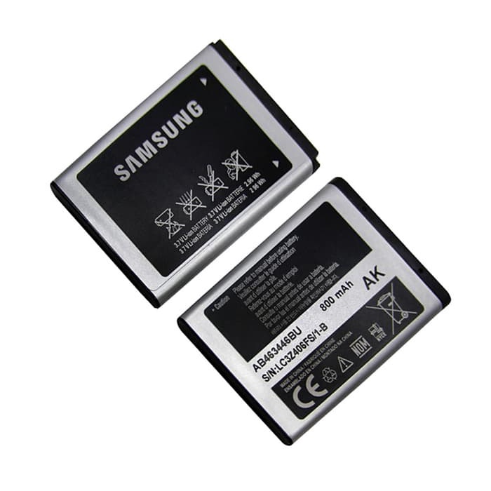 TEASTORE.ID Batrai Samsung GT-1272 Baterai Handphone Batre Android Battery Batere Samsung Galaxy GT E1200 E1202 E1190 B2100 AB463446BU 800mAh