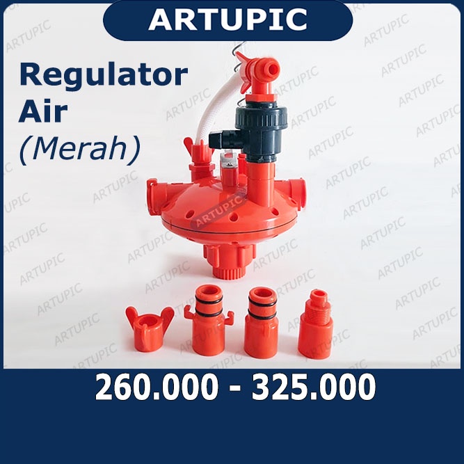 Regulator Air Penurun Tekanan Air Nipple REGULATOR MERAH