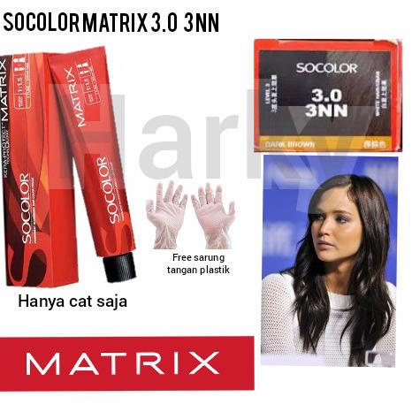 Cat Matrix Socolor 3.0 3NN Dark Brown Pewarna Rambut (cat saja)