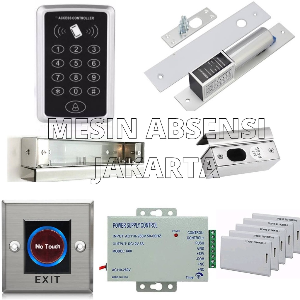 paket akses door kartu rfid paket access door rfid paket access control mg 300 kartu paket akses pintu kayu/alumunium