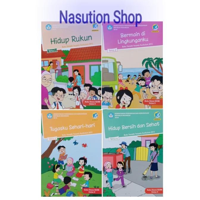 

Paket Buku tema 1 s/d 4 kls 2 sd kemendikbud Star Seller Termurah