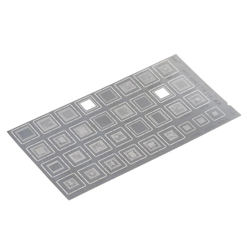 CRE  4PCS Universal BGA Stencil for MTK MSM Samsung Huawei Xiaomi iPad CPU RAM PM Power IC Reball Pin BGA Direct Heat Template