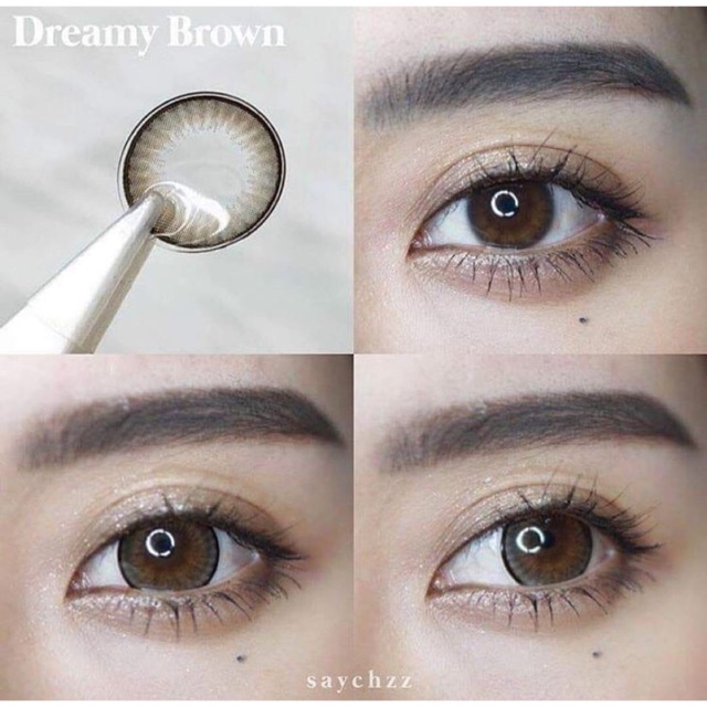 Softlens Kitty Dreamy Brown Super Big Eye / KONTAK LENSA