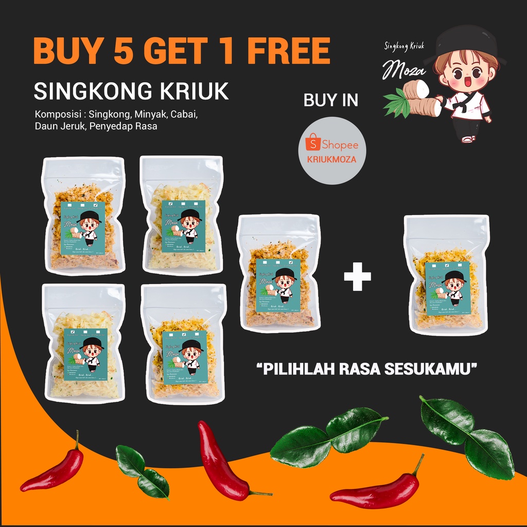 

SUPER HEMAT BUY 5 GET 1 FREE (BEBAS PILIH RASA)