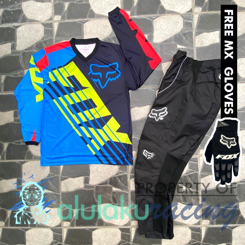 Jersey &amp; Celana MX Trail Motocross - Paket Bundling FOCT0901-F41