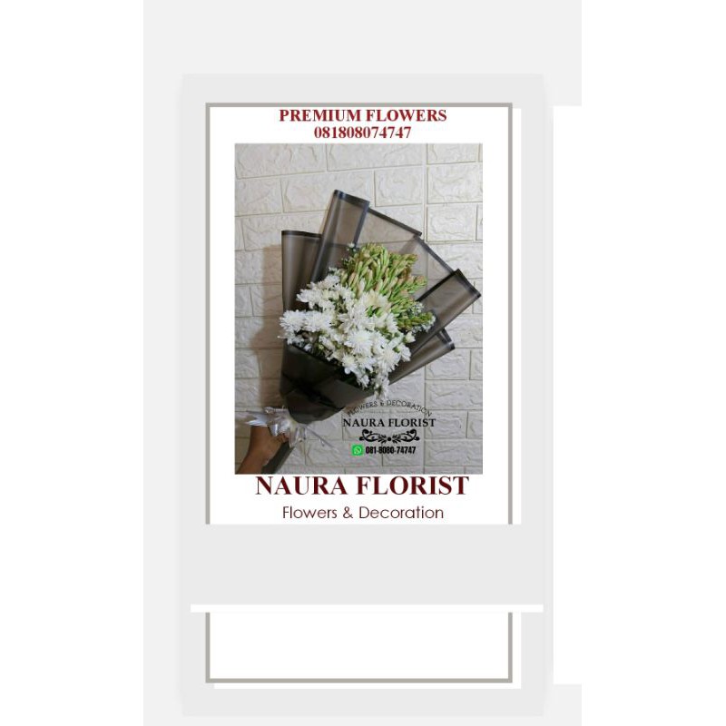 buket bunga mawar buket buat hadiah wisuda bunga asli buket bunga sedap malam dan krisan