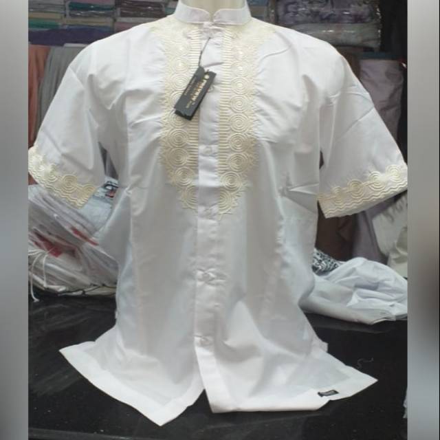 Baju koko preview infinite by itang yunasz warna putih