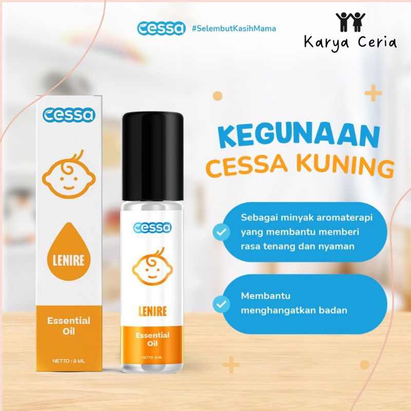 Cessa Lenire - Essential Oil Menenangkan Bayi Rewel Warna Kuning