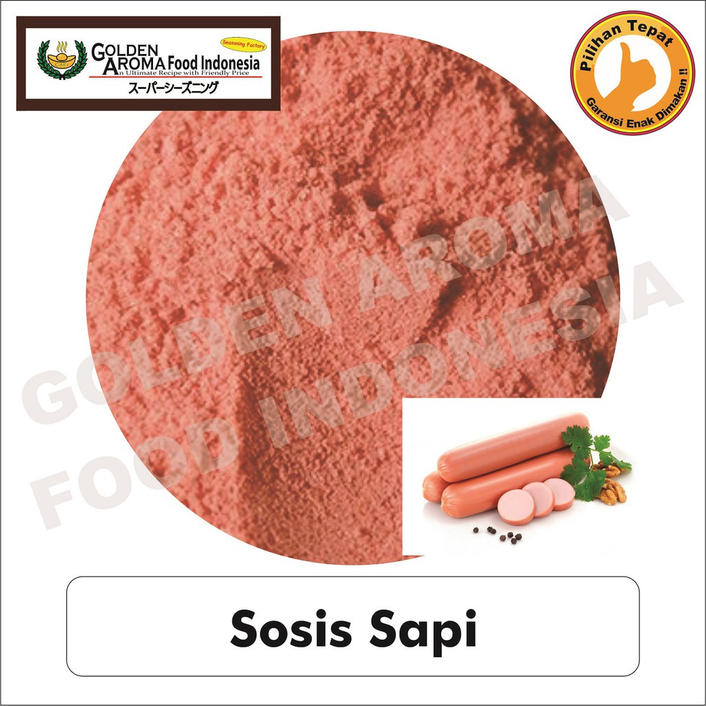 Bumbu Tabur Rasa Sosis Sapi 1Kg Bubuk Tabur Beef Sausage 1 Kg Murah Enak Aman Terbaik Premium Kiloan