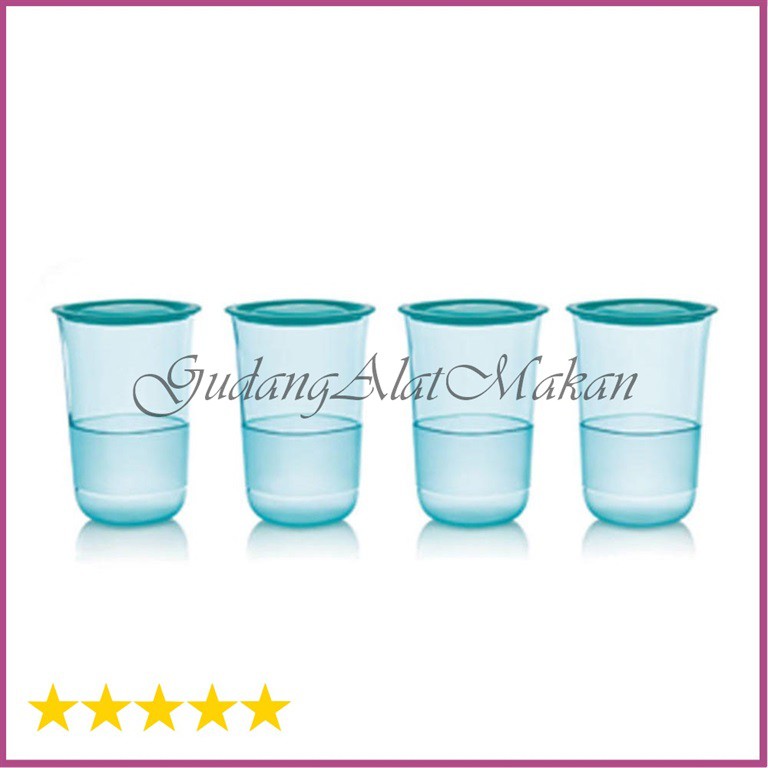 TUPPERWARE Classy Crystalline Glass 4pcs