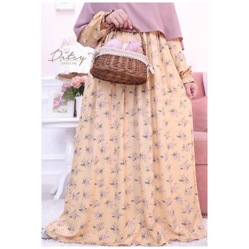 Ditsy Juni '20 Nualla Yellow