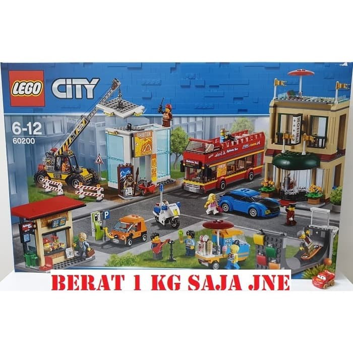 Jual Lego City Pusat Kota Perumahan Hotel Taman Bus Original BERAT 1 KG ...