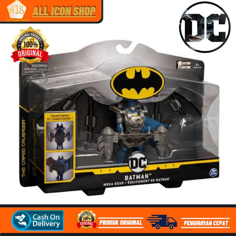 DC Batman Mega gear Deluxe - Action Figure Batman Original