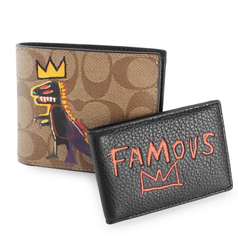 COACH WALLET COACH X JEAN BASQUIAT WITH DINO
