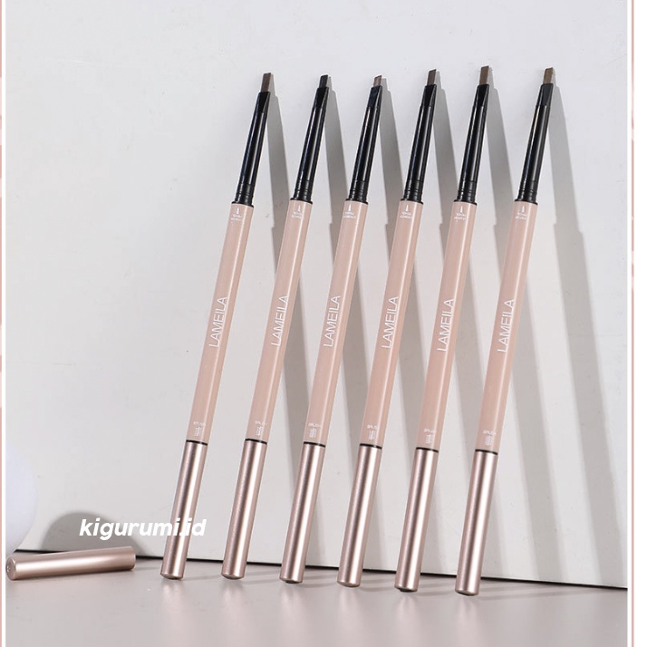 LAMEILA Gold Pink Pensil Alis Eyebrow Double Heads Colors Eyebrows LA143 835