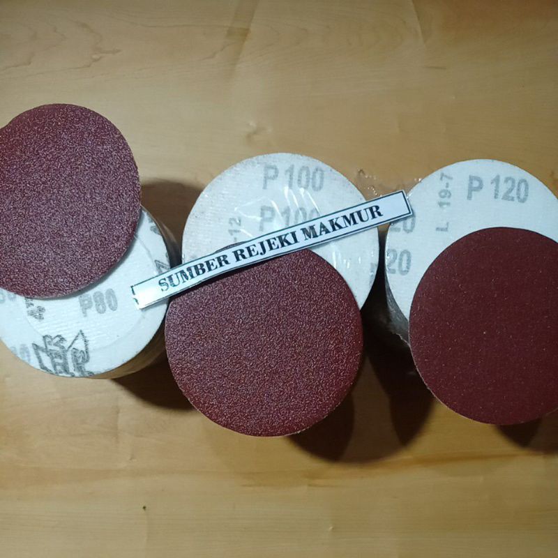 Amplas tempel hamplas amplas bulat P60 P80 P100 P120 P150 P240 P400 4" inc