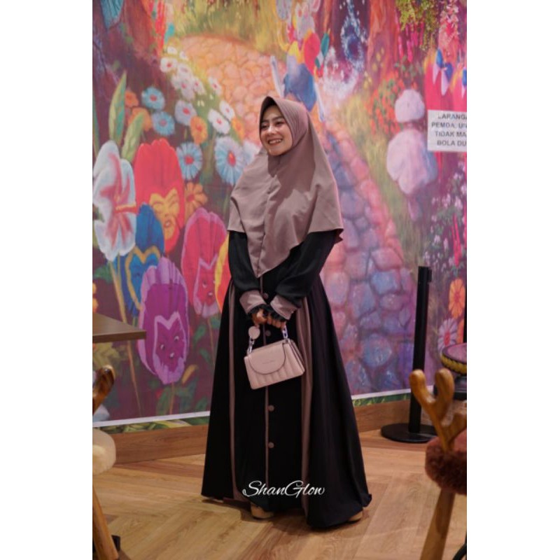 ORI Shan Glow set gamis syar'i terbaru