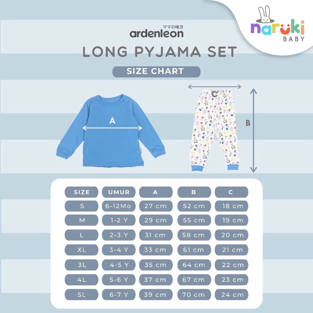 Ardenleon Long Pyjama Astronot Owl Star Kid Arden Leon Baju Tidur Anak