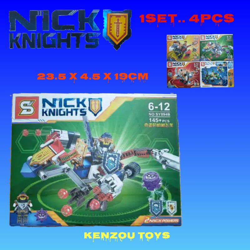 Lego nick knights 1set 4pcs