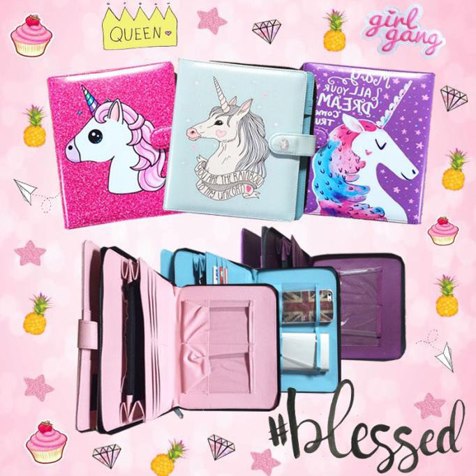 

READY BAYAR DITEMPAT BINDER HPO UNICORN SERIES READY STOCK - A5 20RING NEW Kode 674