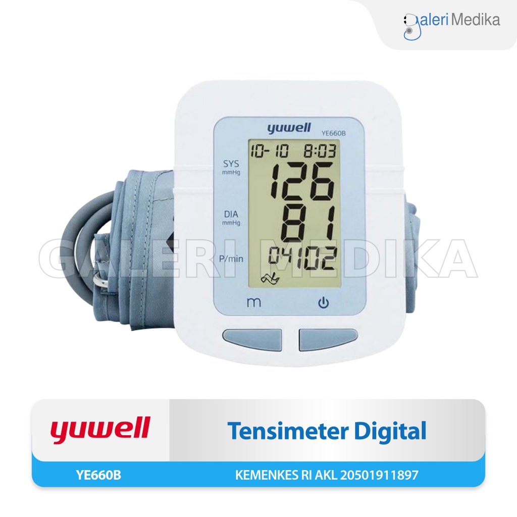 Tensimeter Digital Yuwell YE660B - Alat Ukur Tekanan Darah