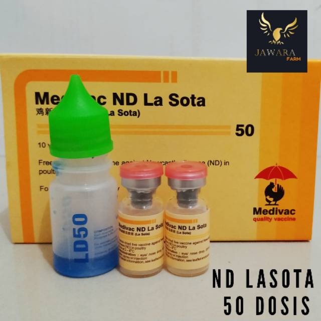 Vaksin ND La Sota Vaksin Ayam Bebek Original