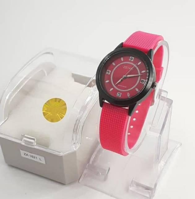 JAM TANGAN CEWEK ABG SIMPLE ELEGANT ZEIVA ORIGINAL WATER RESIST