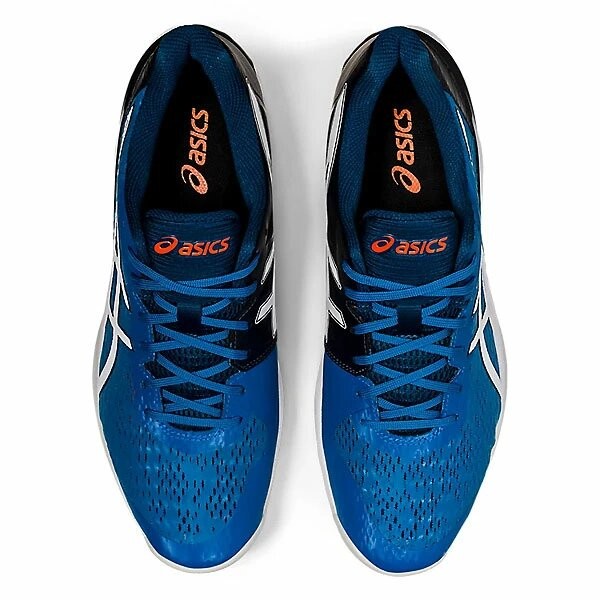 Sepatu Voli Voly Volley Asics Sky Elite Ff Low Reborn Blue Original Termurah