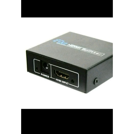 Alat SPLITTER pemisah HDMI 2 lubang PORT 1 INPUT 2 OUTPUT