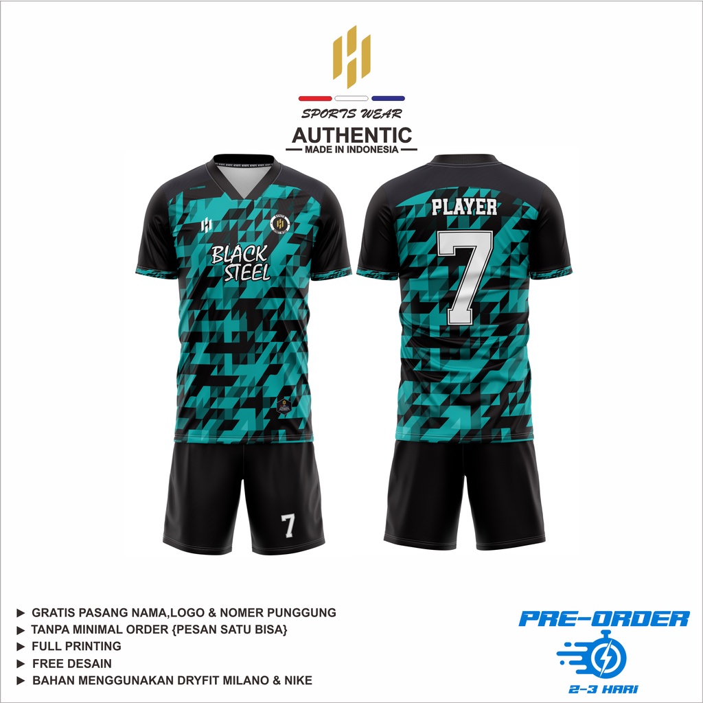 Jual Jersey Futsal Custom Full Printing Pesan Satu Bisa Indonesia Shopee Indonesia