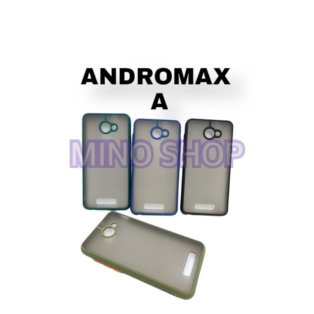 SOFTCASE ANDROMAX A - HARDCASE DOVE MYCHOICE PLUS PELINDUNG KAMERA - AERO CASE
