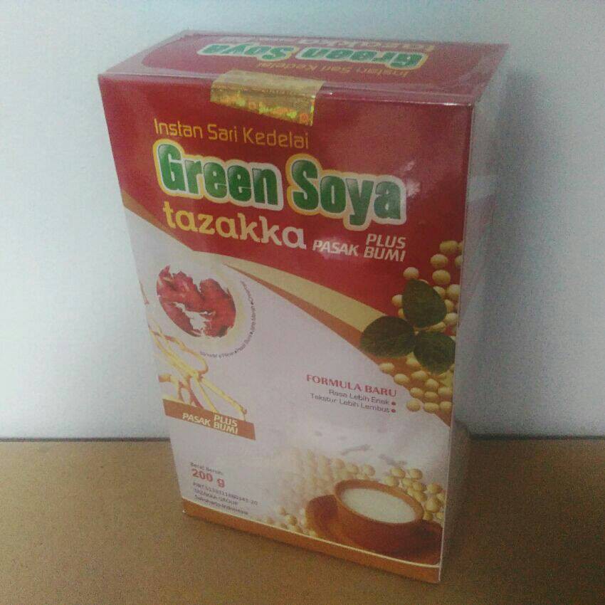 

Susu Kedelai + Pasak-Bumi Green Soya Tazakka