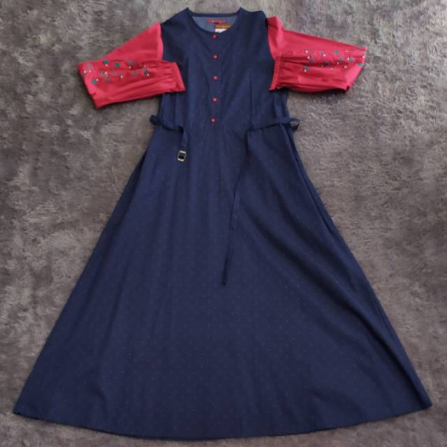 Abaya reguler Dannis D TULIP diskon