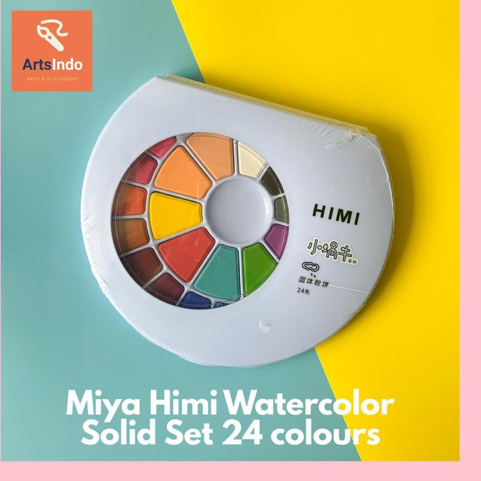 

Prduk bᗴrkualίtas Miya Solid Watercolor Paint Cat Air Set 24 Colors |S7 E009 ,, .,.!