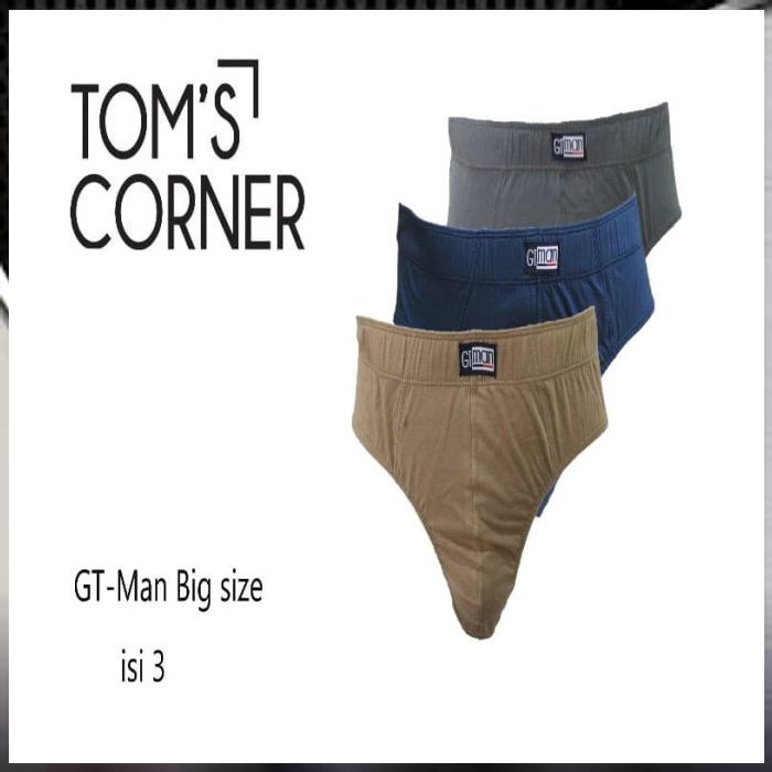 BS Celana dalam pria GT-Man/ CD GTMan / GT man Big size jumbo isi 3 baju - Seperti gambar MBS XXL