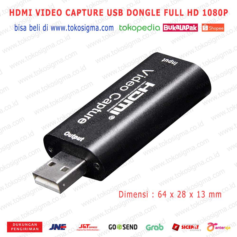 HDMI Video Capture USB GRABBER IN 4K GAME LIVE STREAMING FULL HD 1080P