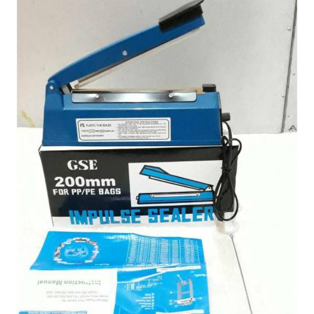 IMPULSE SEALER LISTRIK 200MM GSE - 200 MM Plastik