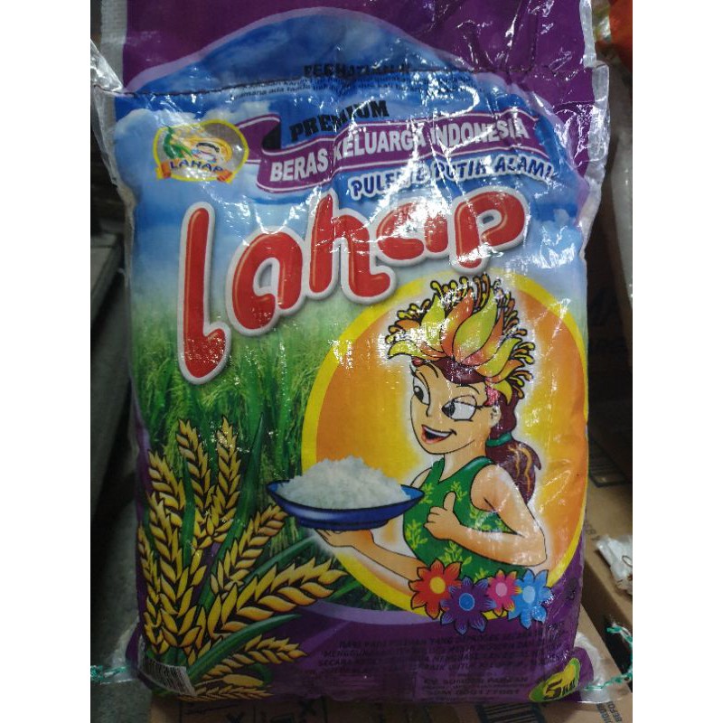 Beras Lahap 5kg Indonesia